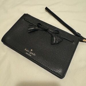 Kate Spade Black Wristlet Clutch